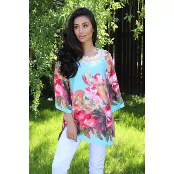 Блуза женская, размер 46, цвет розовый