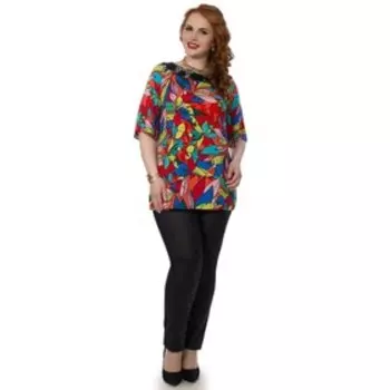 Блуза женская, размер 48, цвет красный