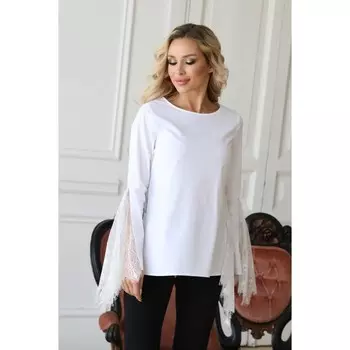 Блуза женская, размер 50, цвет мятный