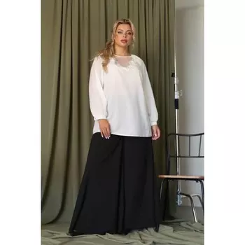 Блуза женская, размер 52, цвет белый