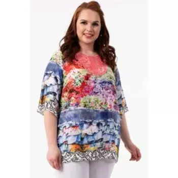 Блуза женская, размер 52, цвет розовый