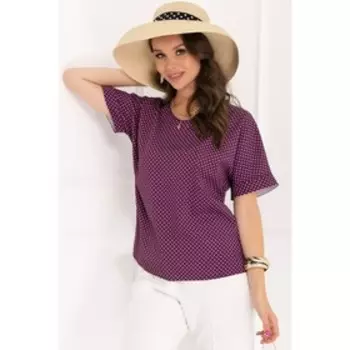 Блузка «Аркола плум», размер 46