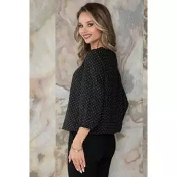 Блузка «Авалия блэк», размер 48