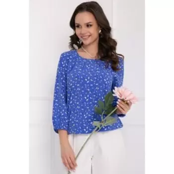 Блузка «Авалия брайт блу», размер 48