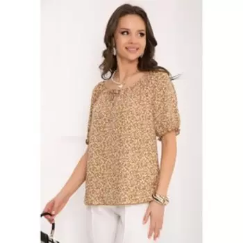 Блузка «Барбьяно сенапе фловерс», размер 52