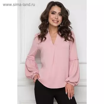 Блузка «Бастилья розе», размер 46