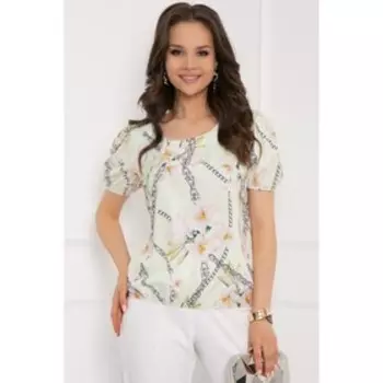 Блузка «Джулиани лайт грин», размер 50