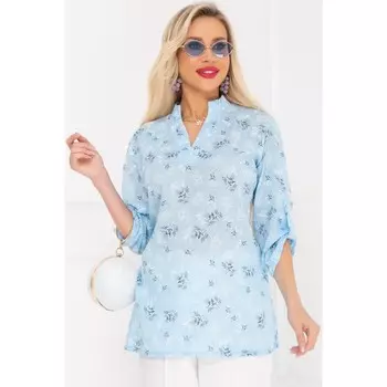 Блузка «Федерика лайт блу», размер 52