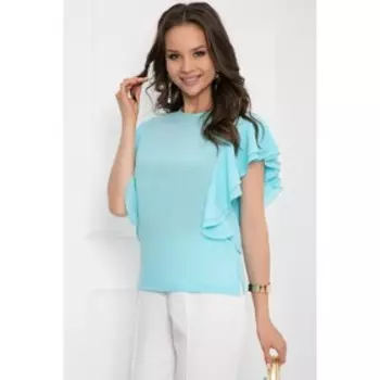 Блузка «Грассони лайт блу», размер 48