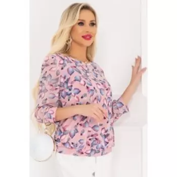 Блузка «Калиани пинк», размер 52