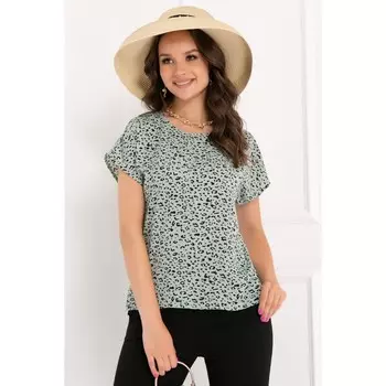 Блузка «Карточелли грин», размер 52