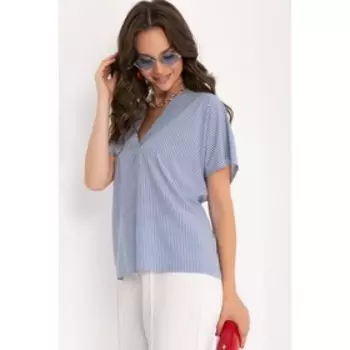 Блузка «Лангирано лайт блу», размер 48