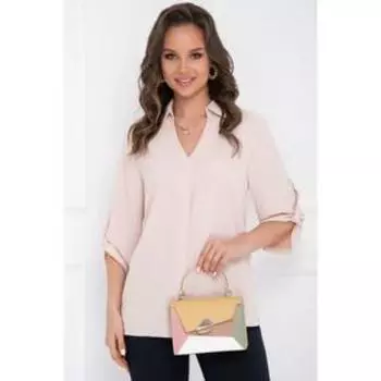 Блузка «Майлино бейж», размер 50