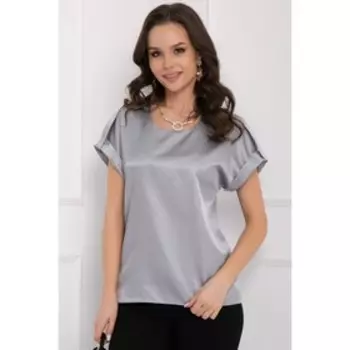 Блузка «Милисия дарк грэй», размер 48