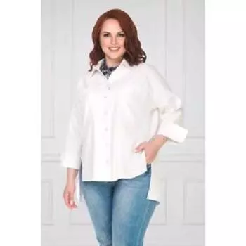 Блузка «Риччоне вайт», размер 54