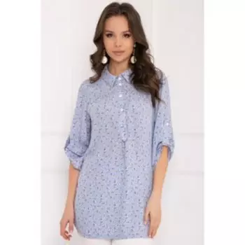 Блузка «Верчея лайт блу», размер 46