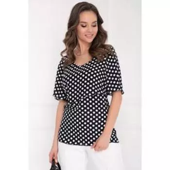 Блузка женская «Битти дарк блу», размер 48