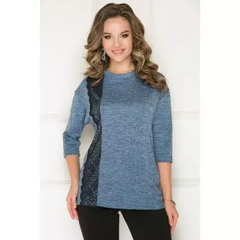 Блузка женская «Бордигера блу», размер 56