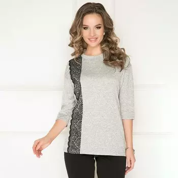 Блузка женская «Бордигера грэй», размер 56