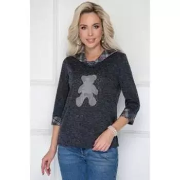 Блузка женская «Брюссуло грэй блу», размер 48