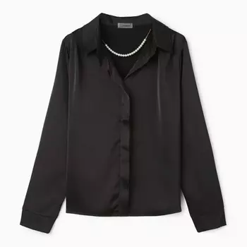 Блузка женская, цвет чёрный, размер ONE SIZE (42-46)