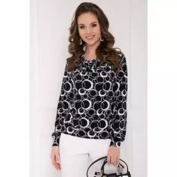 Блузка женская «Флаутино дарк блу», размер 58