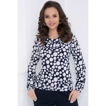 Блузка женская «Флаутино вайт блу», размер 56