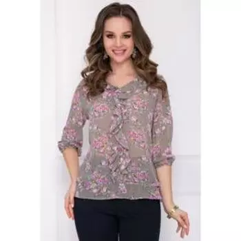 Блузка женская «Фриотти грэй», размер 52