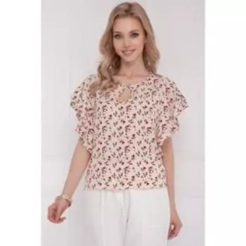 Блузка женская «Крузита бейж», размер 52