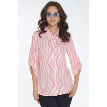 Блузка женская «Лентини вайт роуз», размер 48