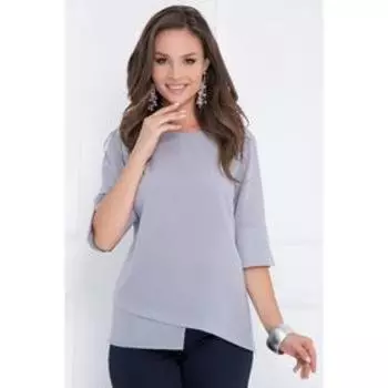 Блузка женская «Нэйла лайт грэй», размер 56