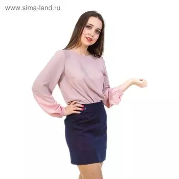 Блузка женская, размер 44, цвет кремовый