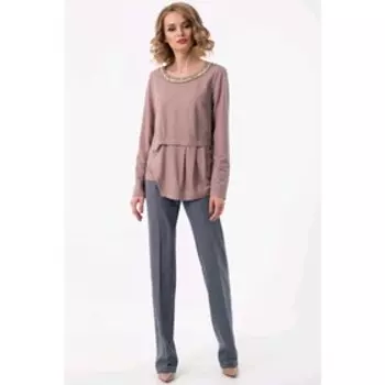 Блузка женская, размер 44, цвет розовый