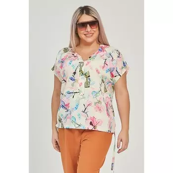 Блузка женская, размер 52, цвет молочный