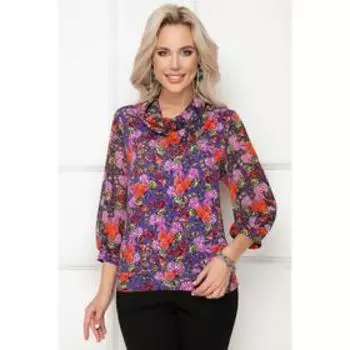 Блузка женская «Рольфо фловерс», размер 56
