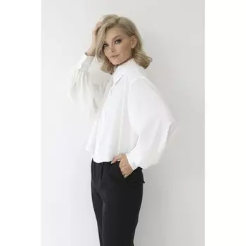Блузка женская с пышным рукавом, размер 42