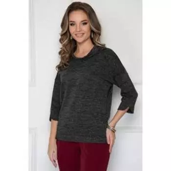 Блузка женская «Стио графит люрэ», размер 52