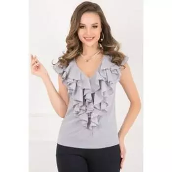 Блузка женская «Тутино грэй», размер 48