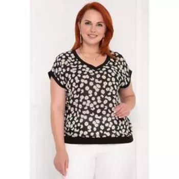 Блузка женская «Велэско блэк», размер 56