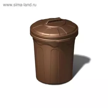 Бочка-бак хозяйственный, ББХ-80Н, 52х50х66см, микс