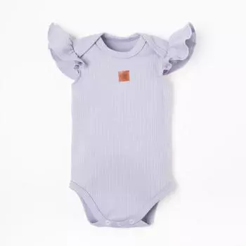 Боди без рукавов Крошка Я BASIC LINE, рост 80-86 см, сиреневое