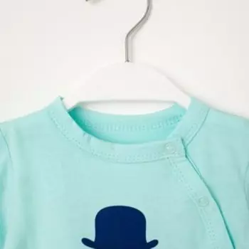 Боди, цвет голубой, рост 62 см (40)