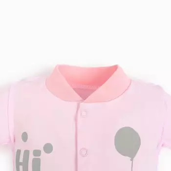 Боди детский, цвет розовый, Hi, рост 62 см