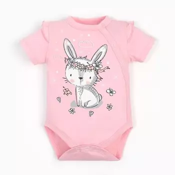 Боди детский, цвет розовый, рост 86 см