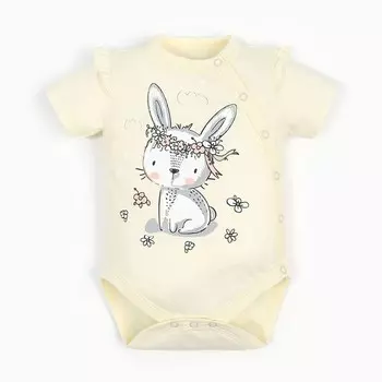 Боди детский, цвет светло-бежевый, рост 74 см