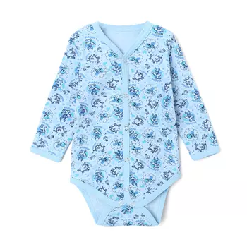 Боди детское, цвет голубой, рост 68 см