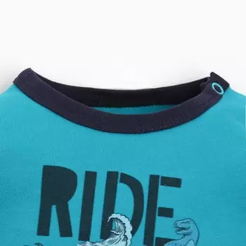 Боди детское, цвет голубой, рост 80см