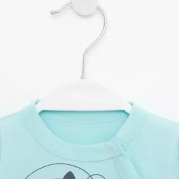 Боди детское, цвет мята, рост 80 см