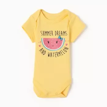 Боди детское, цвет розовый, рост 74 (6-9 мес)