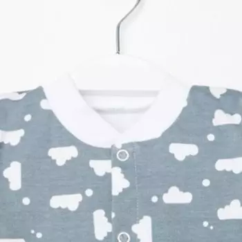 Боди детское, цвет серый, рост 74 см